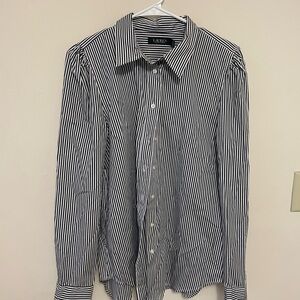 Ralph Lauren Black and White Casual Button Down Shirt